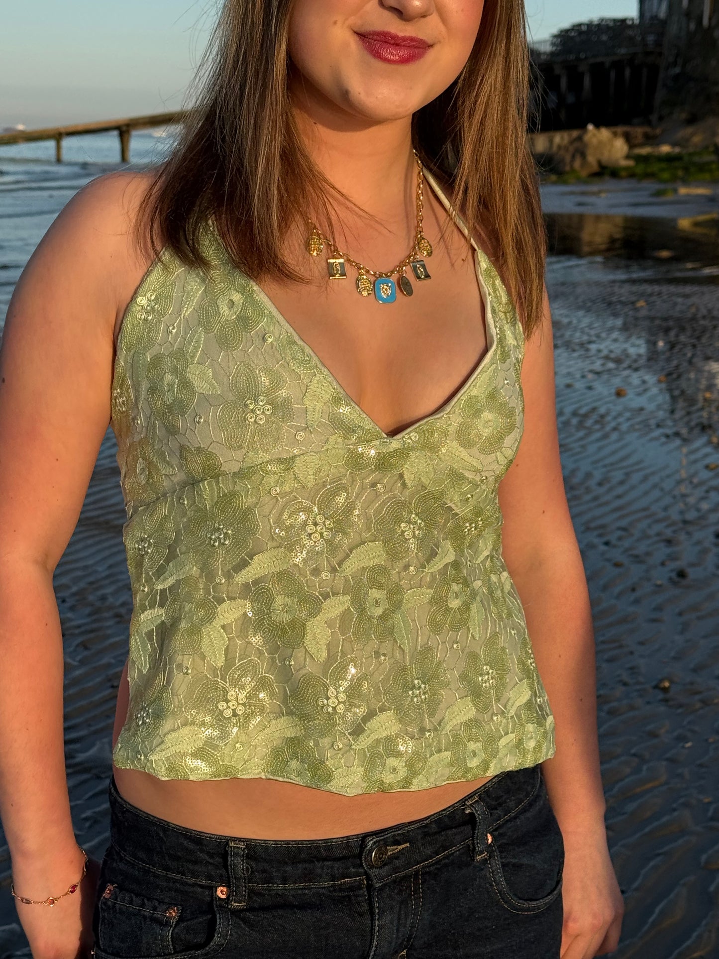 Arella Top in Green
