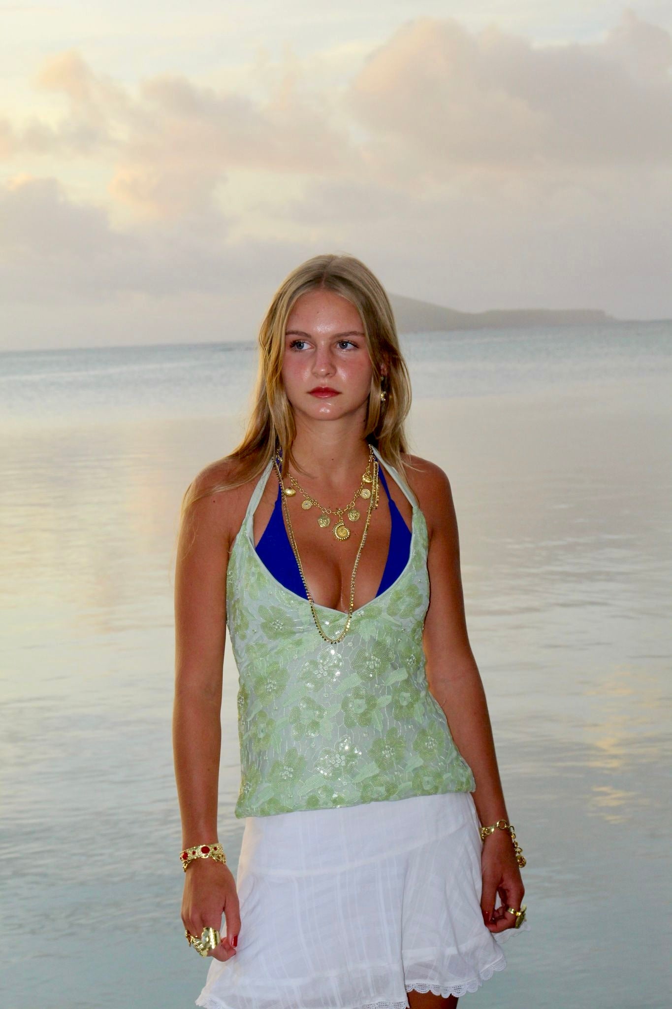 Arella Top in Green